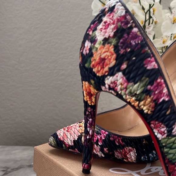 Christian Louboutin Pigalle Follies Multicolor Women's Heels - Picture 3 of 10